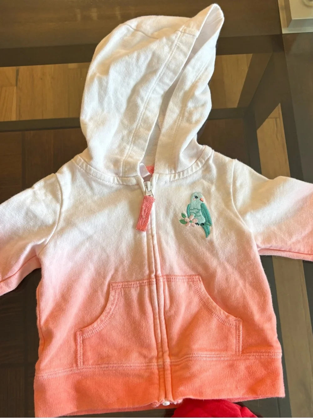 Carter's + Okie Dokie Baby Girl Hoodie Jacket Lot 3 Months Multicolor Hearts